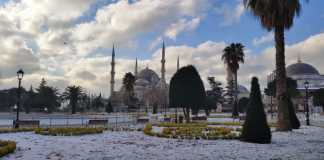 Nieve en estambul